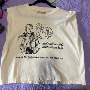 NWOT Blam! Taylor Swift Graphic Sleeveless Tee